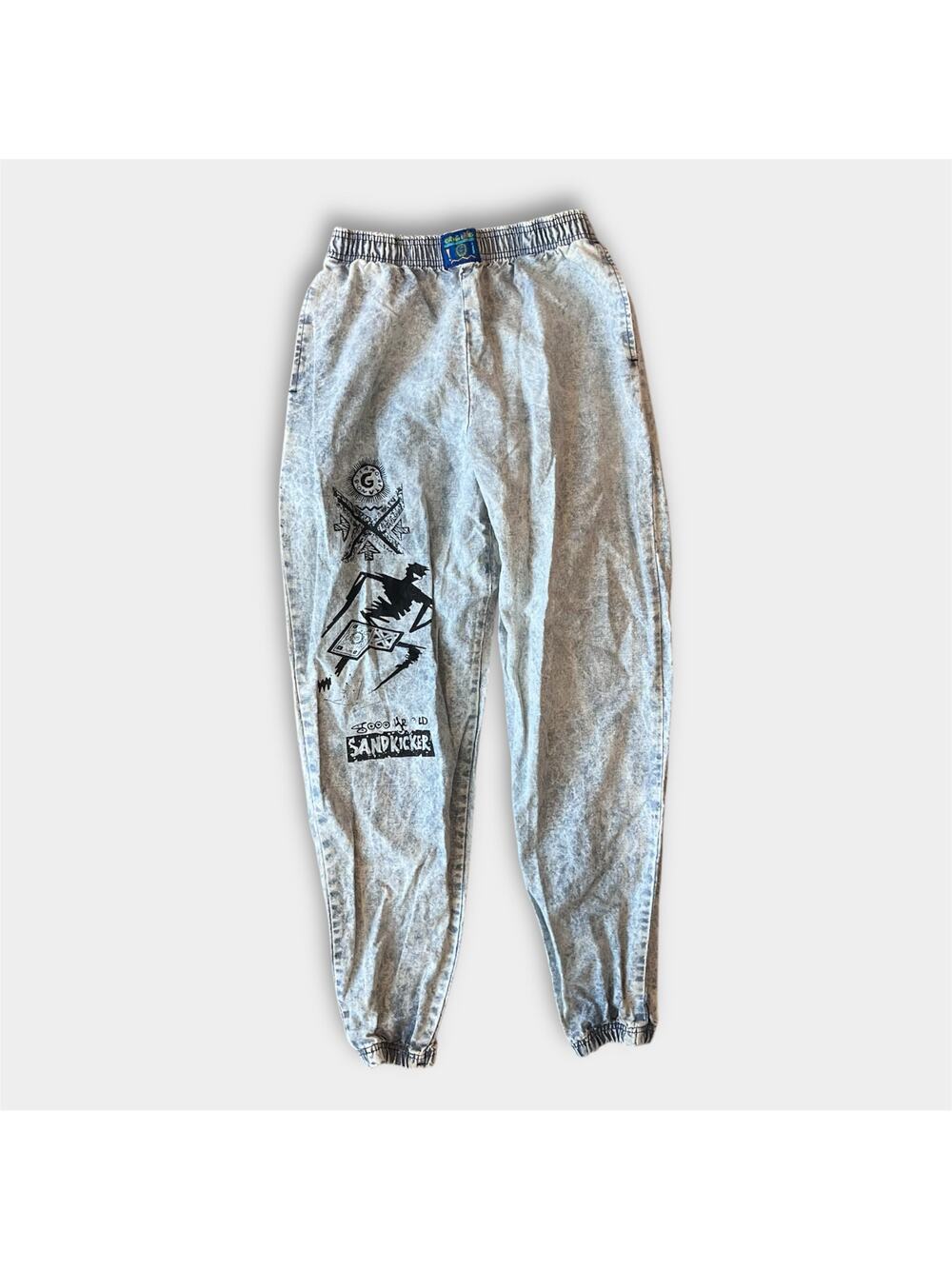 Vintage Gitano Acid Wash Origins Jogger Jeans L 14-16